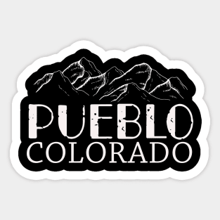 Pueblo Colorado Pueblo Co Colorado Sticker